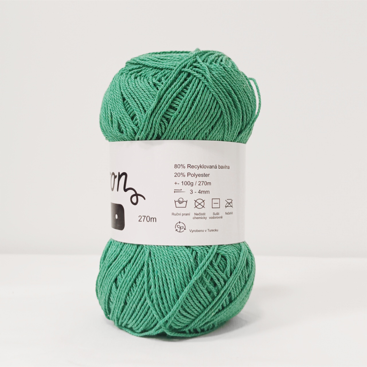 Reknit zelená 2mm - 3