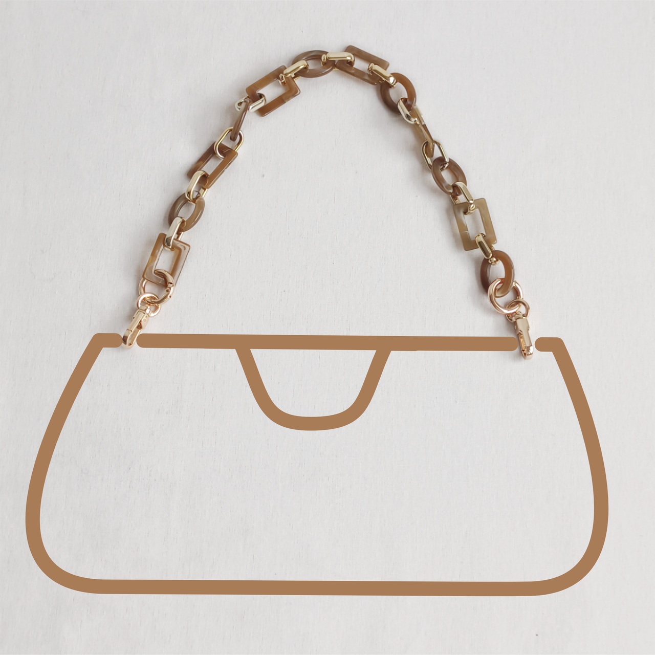 Řetízek hnědý - 1