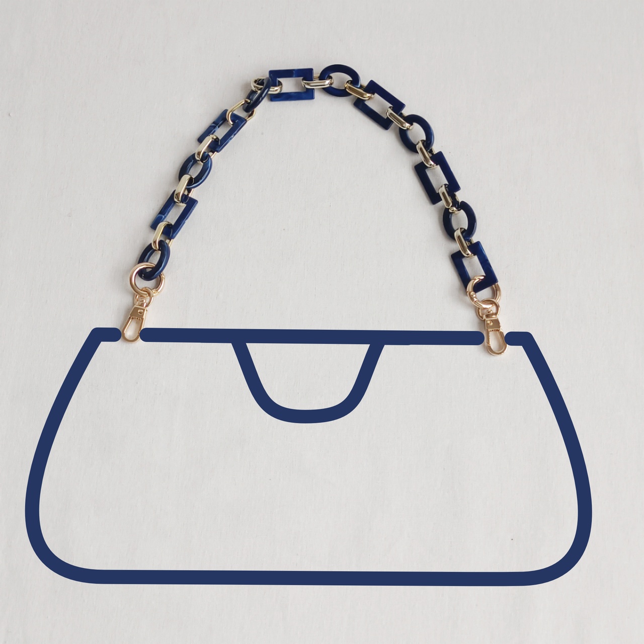 Řetízek modrý - 1