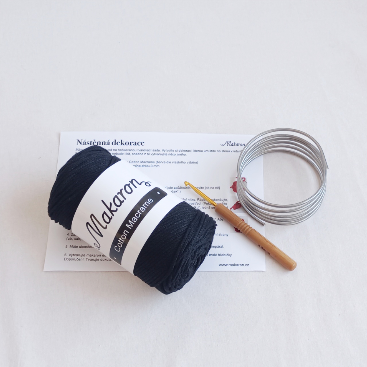 Sada pro nástěnnou dekoraci - černá