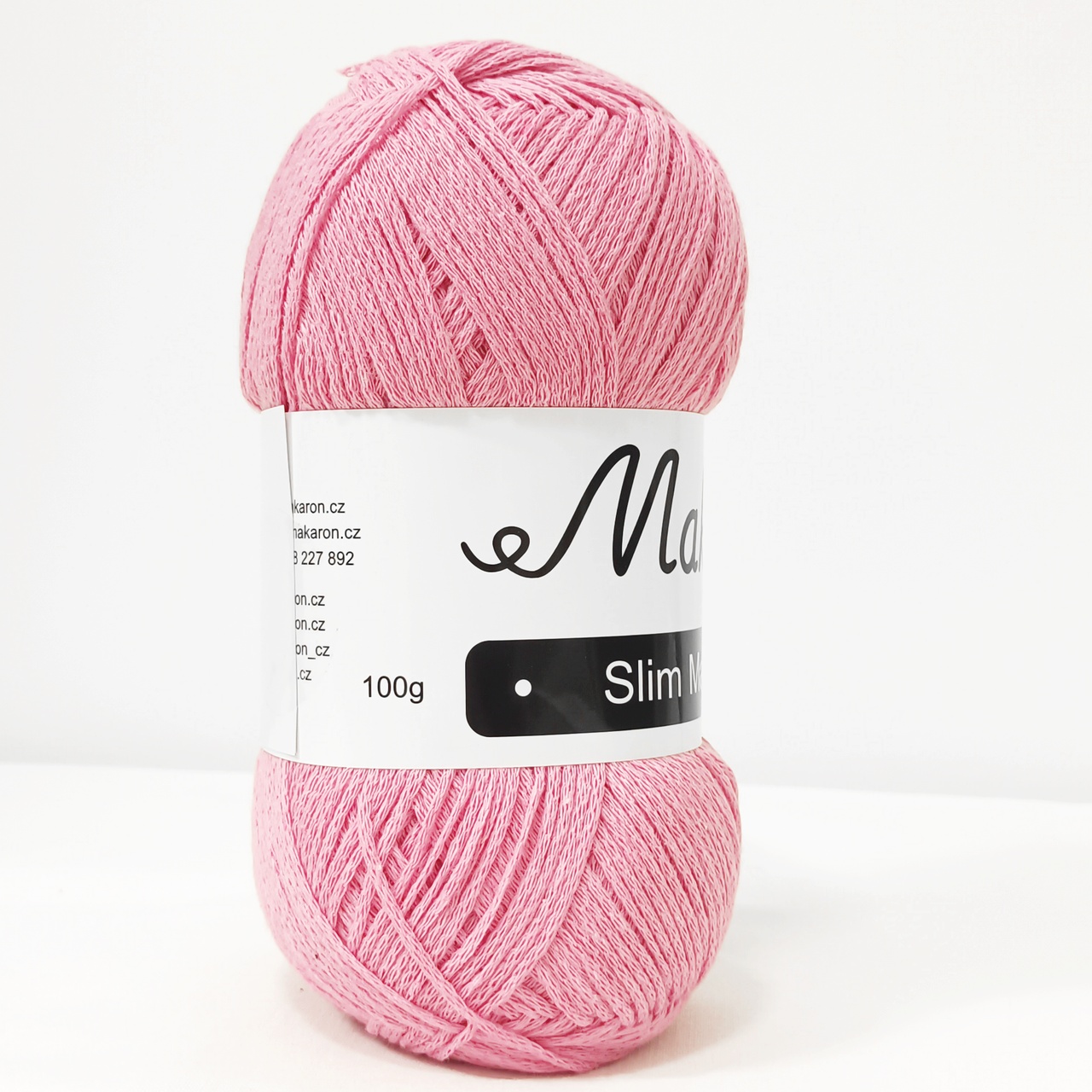 Slim Macrame světle růžová 2mm - 2