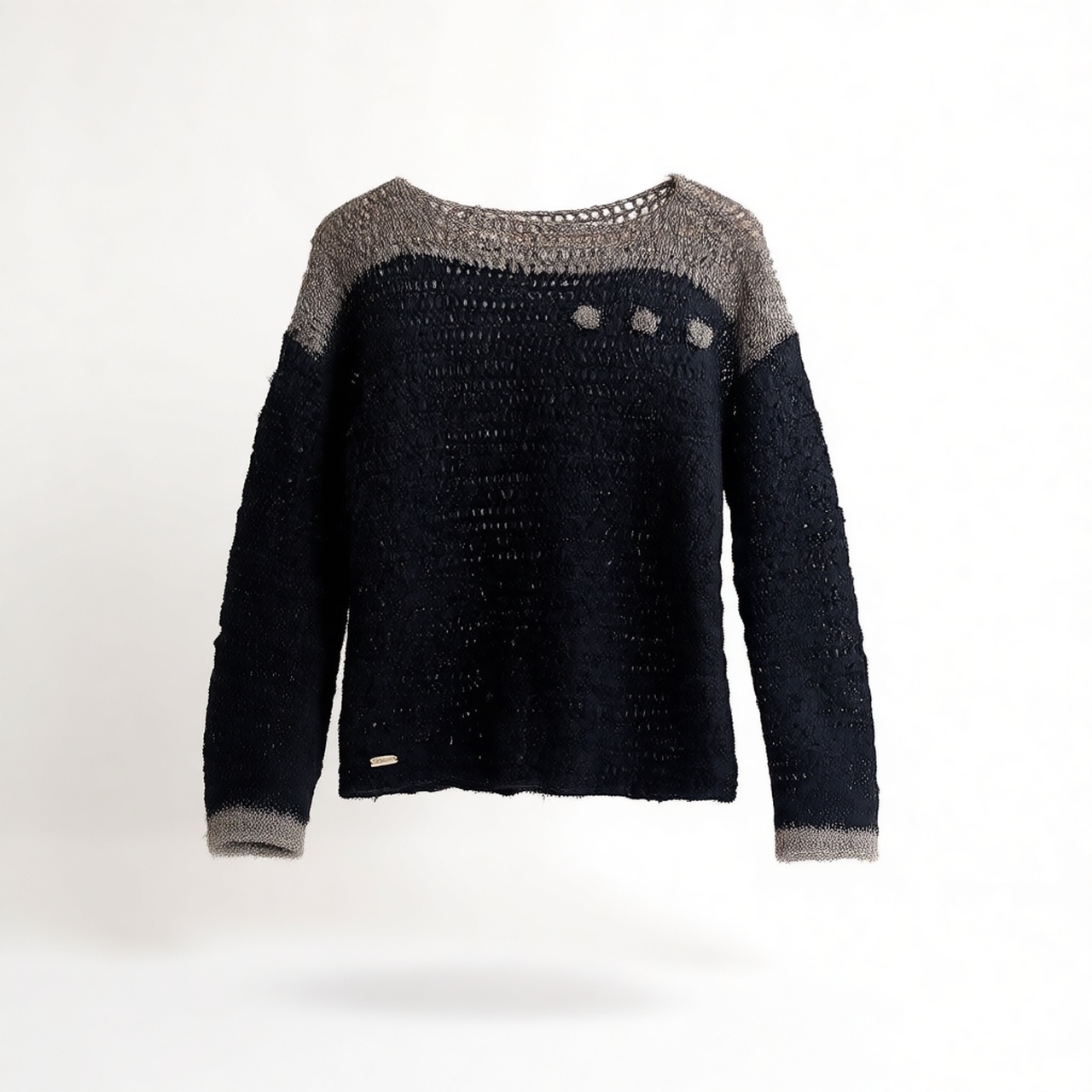 Svetr černá alpaka 40-42 - 1